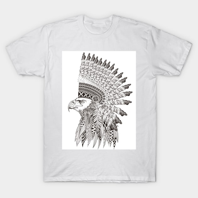 Cherokee Eagle T-Shirt by Zpapa